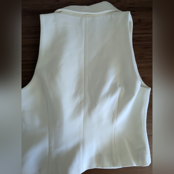 NWT Meshki Mura Suiting Vest Top US6/8 Large Ivory - Picture 6 of 6